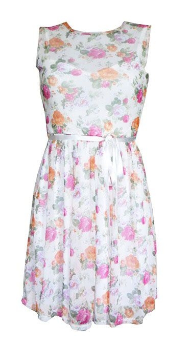 vestido flores blanco